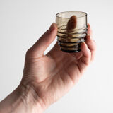 Ensemble carafe et verres fumés
