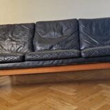 Midcentury Rare Leather Sofa Bovenkamp, Netherlands, 1960s