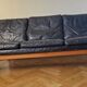 Midcentury Rare Leather Sofa Bovenkamp, Netherlands, 1960s