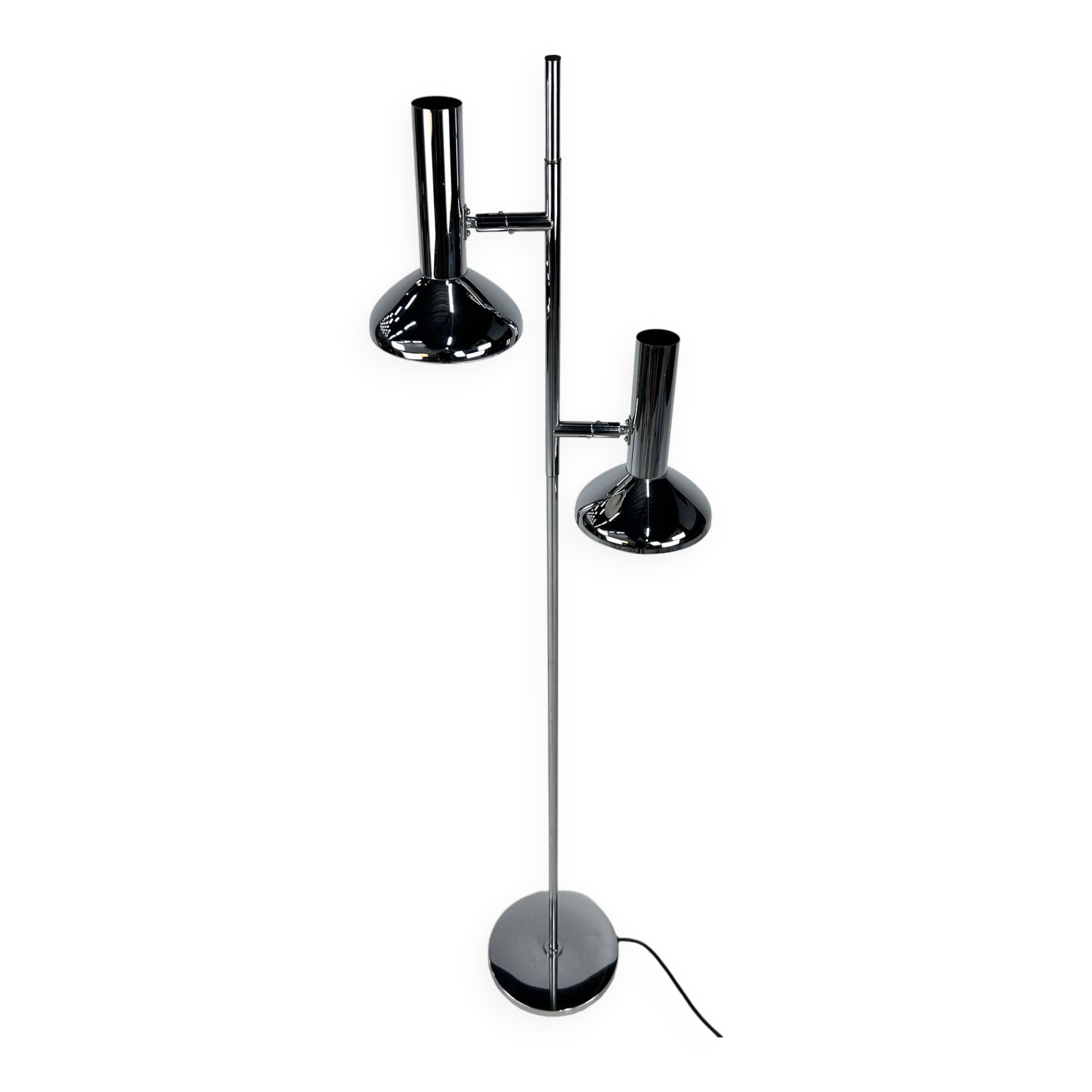 Vintage Space Age Floor Lamp with Adjustable Lamps, 1970s