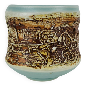 Vase en céramique signé