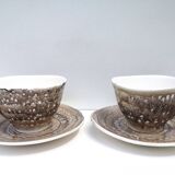 Vintage cups Écume Niederviller