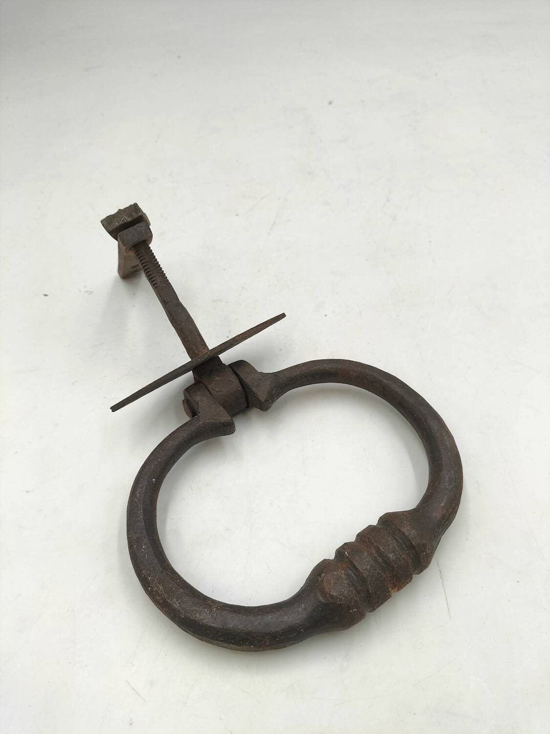 Old wrought iron door knocker