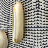 Chandelle murale en laiton