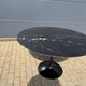 Original Knoll Tulip dining table (120cm) Nero Marquina glossy LIKE NEW!