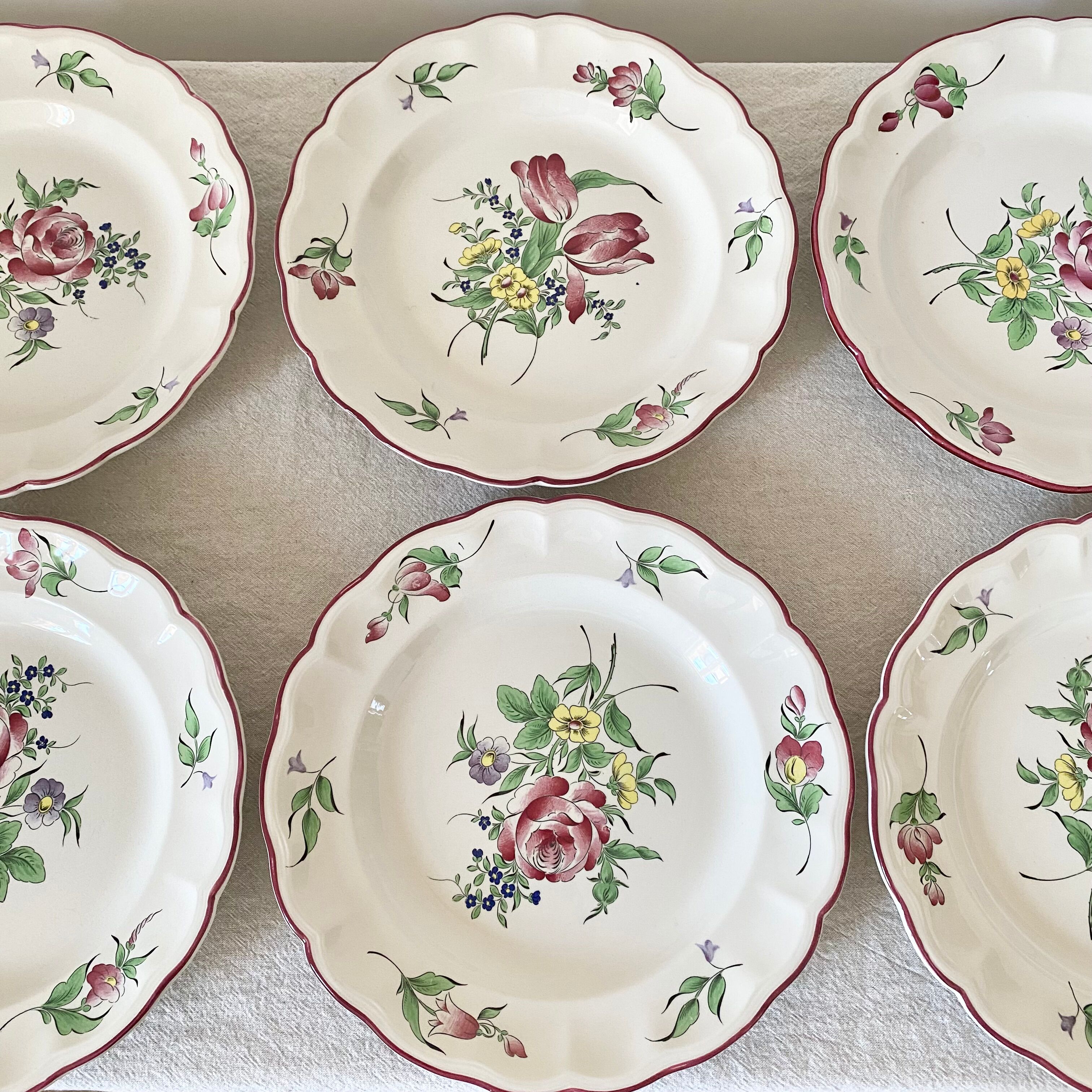 Presentation plates Lunéville (Lamppost)