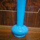 Small vintage turquoise blue opaline vase – Quelle brand