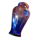 Large blue vase