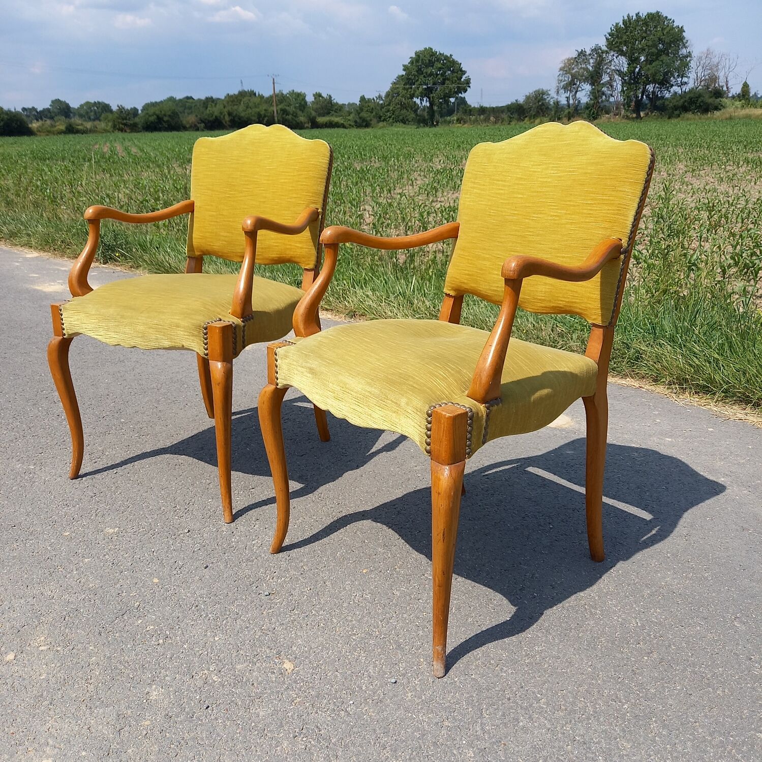 Pair of armchairs