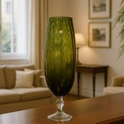 Vase en verre soufflé, Italie années 70/80
