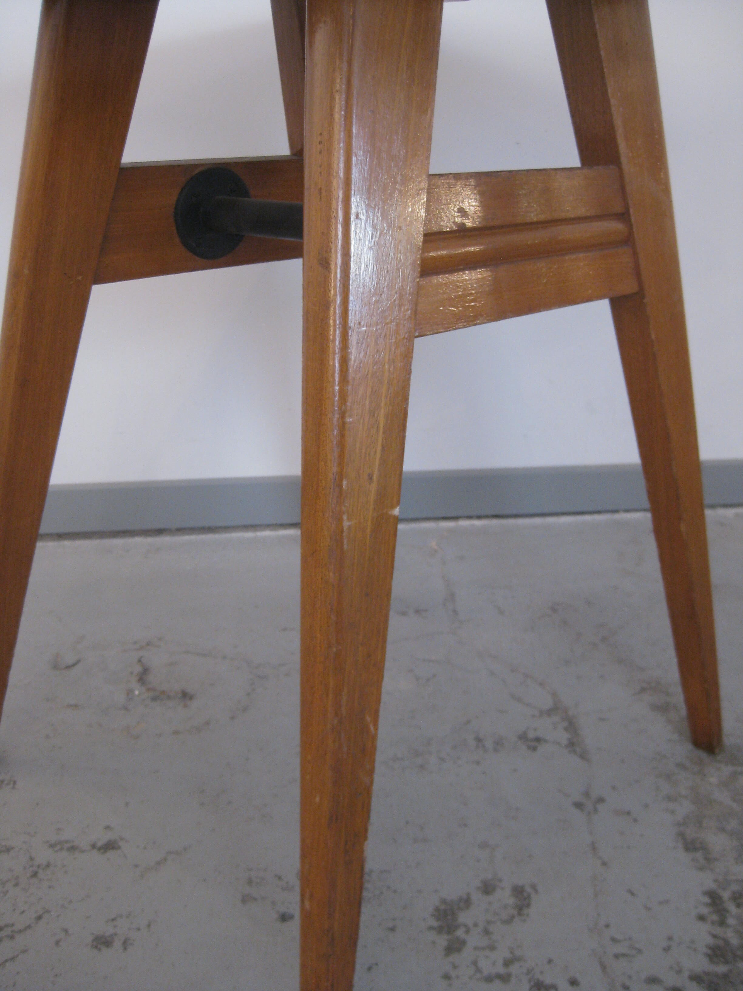 Table en bois Stella 1950