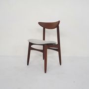 Solid teak Danish dining chair, Denmark 1950's