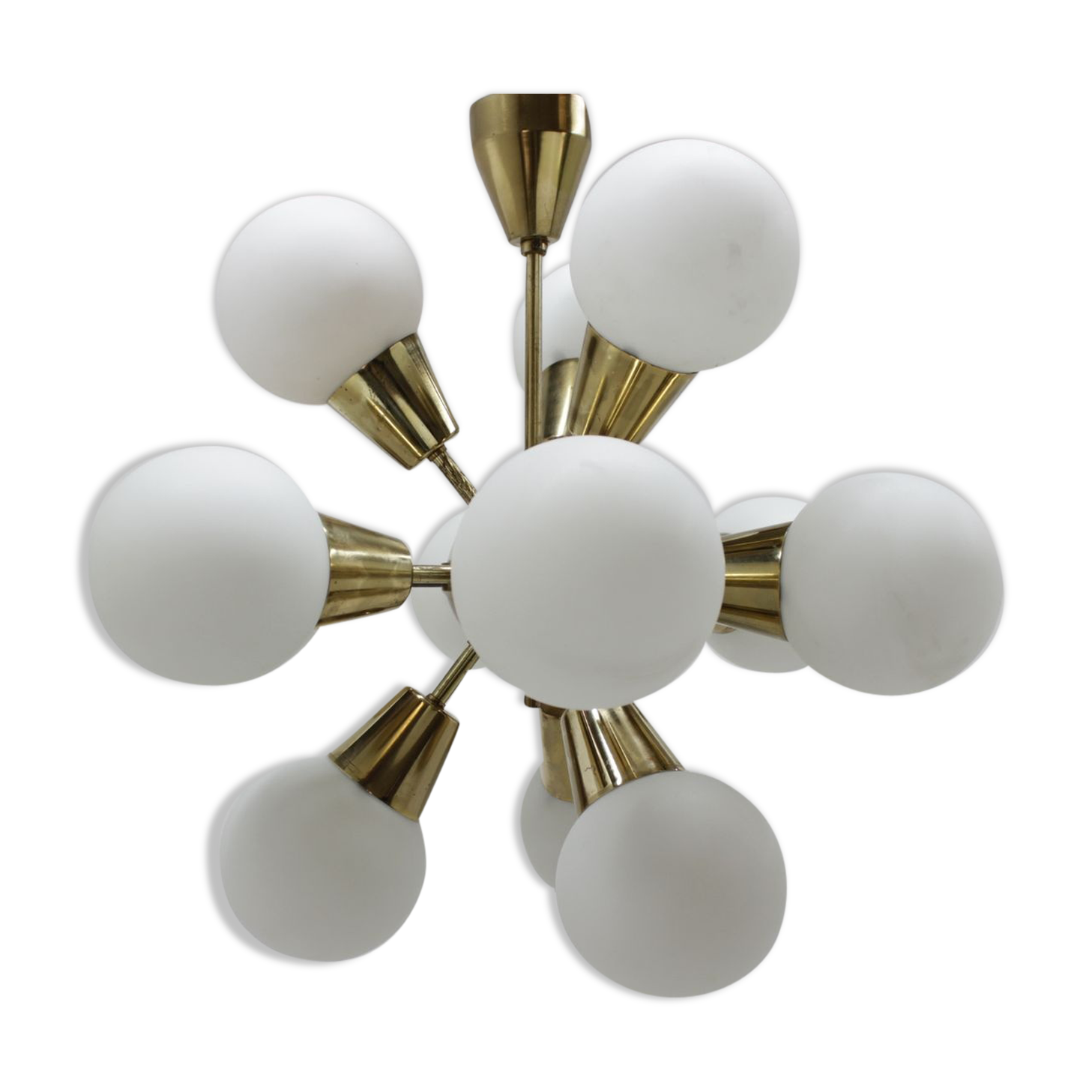 Chandelier Sputnik by Kamenický Šenov 1970 s