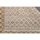 1970s Vintage Turkish Hand-Knotted Wool Cotton Beige Area Rug 149x226