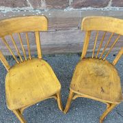 Pair of bistro chairs