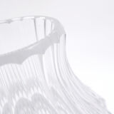 Clear crystal vase Val Saint Lambert - "Artichoke" model - Circa 1960