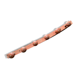 Original patina wooden farmhouse coat hook 86cm