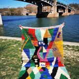 Berber rug Boujad abstract contemporary 1m60 on 1m05