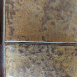 Metal and ceramic coffee table