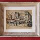 Aquarelle française vintage du Moulin Rouge, à Paris, signée Ch. Vogel, de 1948