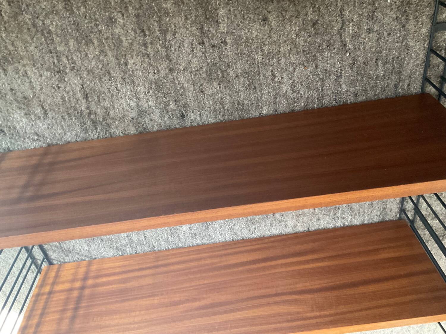 Tomado shelf from the 60s in teak and metal