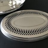 Silver heating coaster