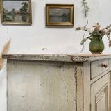 Parisian buffet in patinated wood, circa 1930.