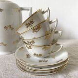 Service à thé ou café en porcelaine de Limoges