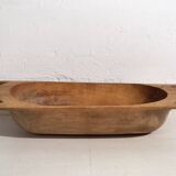 Antique solid wood wabi-sabi bowl (c.1900) #9