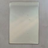 Antique beveled stitched mirror 38x54cm