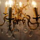 Bronze lusre and crystal grapevines