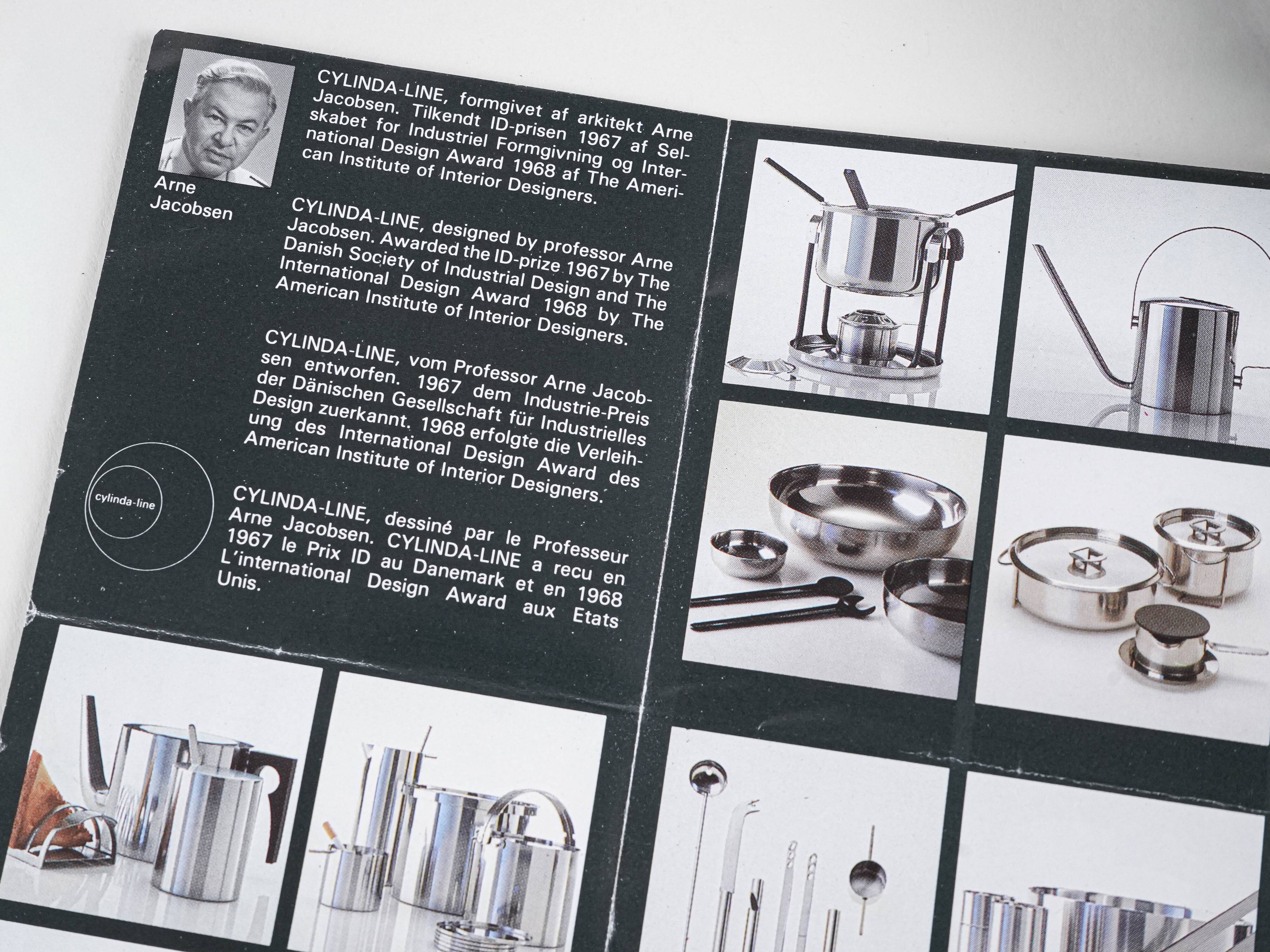 Serving set, Danish design, 1960s, designer: Arne Jacobsen,Stelton
