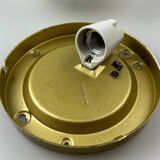 60s 70s Plafoniere gold wall lamp bubble glass space age design