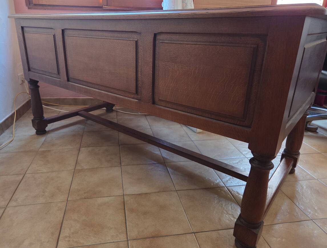 Solid oak desk