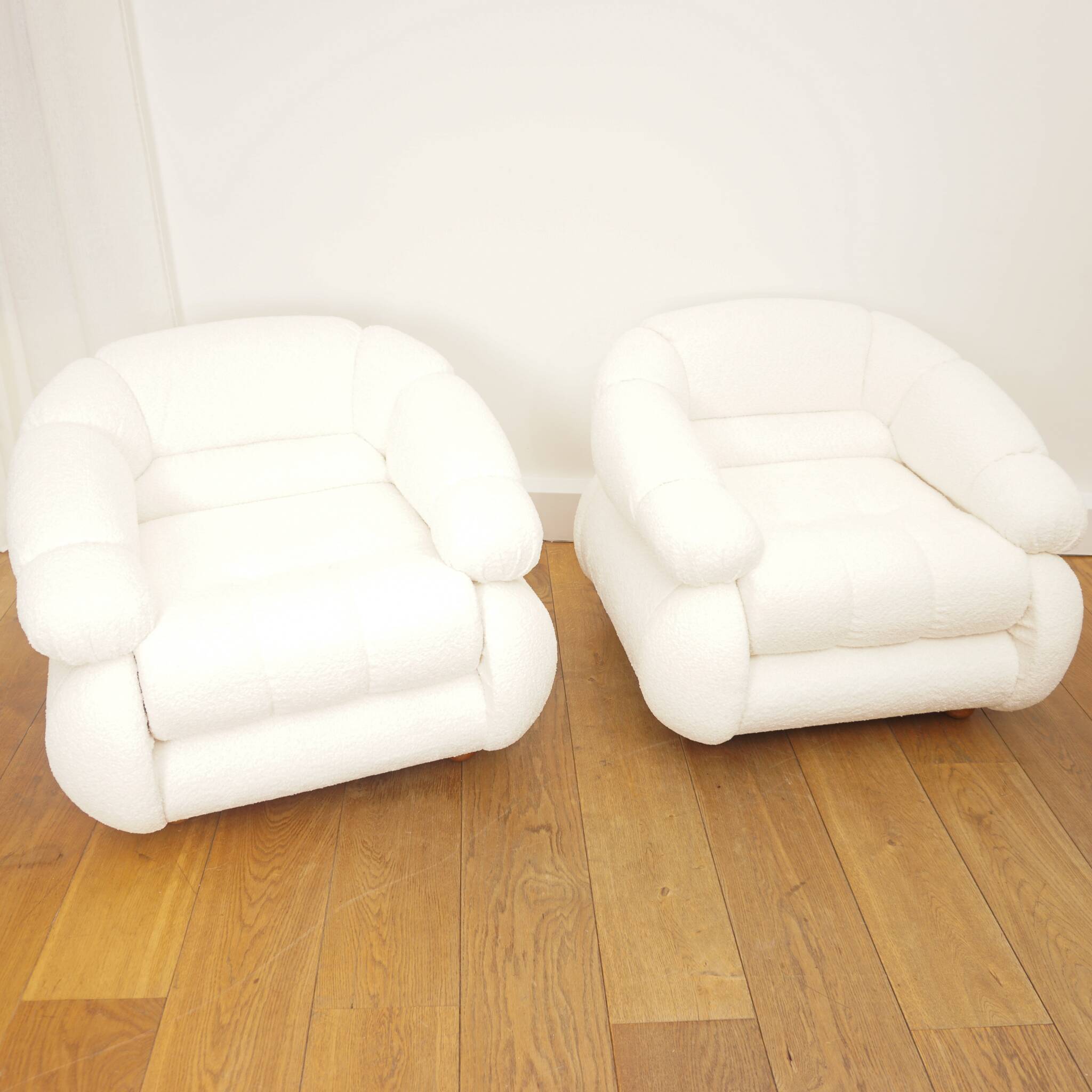 Paire de fauteuils Space Age d'Adriano Piazzesi, 1970