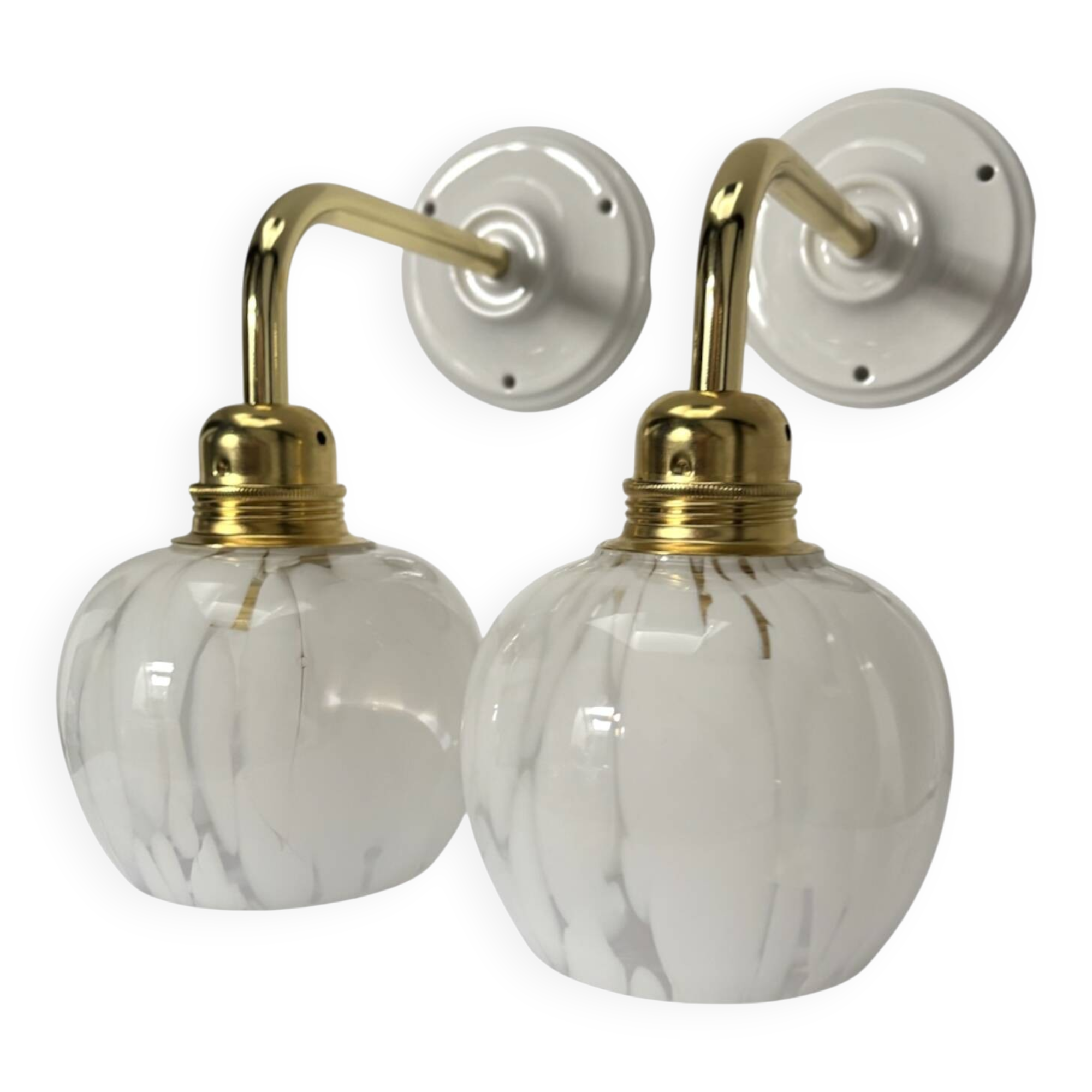 Pair of vintage wall sconces
