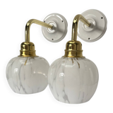 Pair of vintage wall sconces