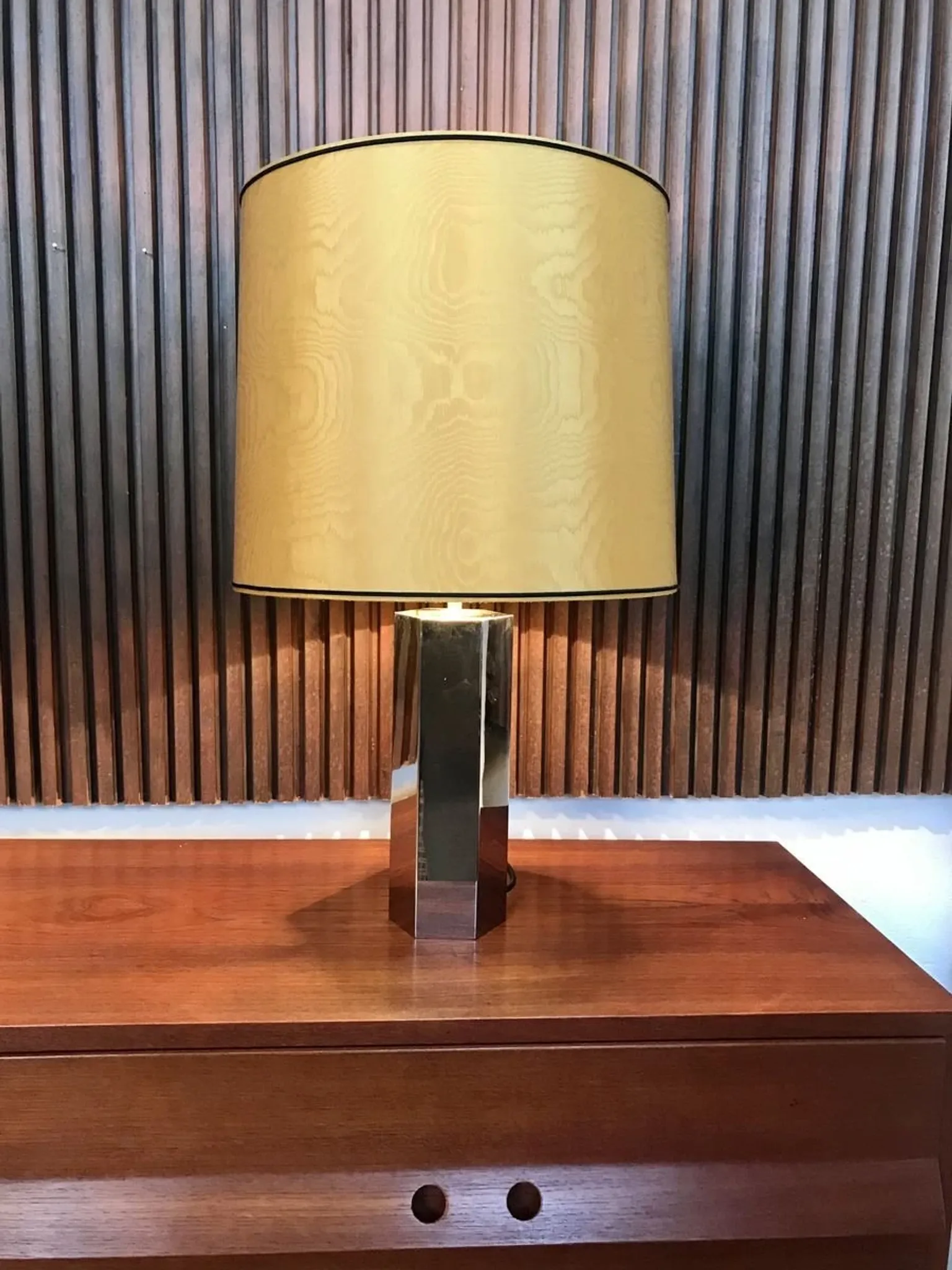 Sculptural Chromed Table Lamps by Ingo Maurer for Design M, 1960s, Set of 2