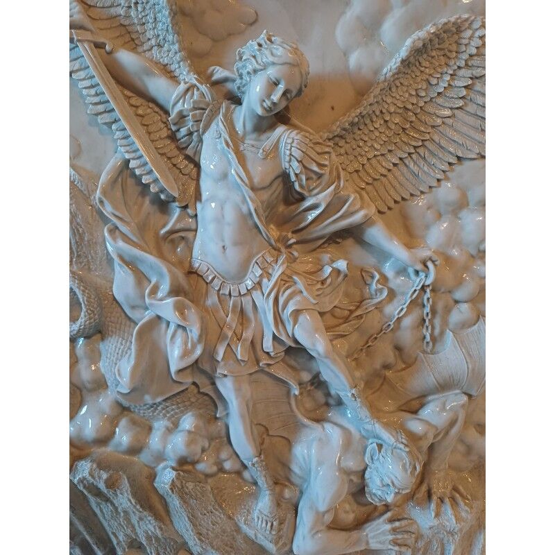 Bas-relief in resin "Saint Michael"
