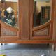 Large wardrobe with glass Deco / mirror