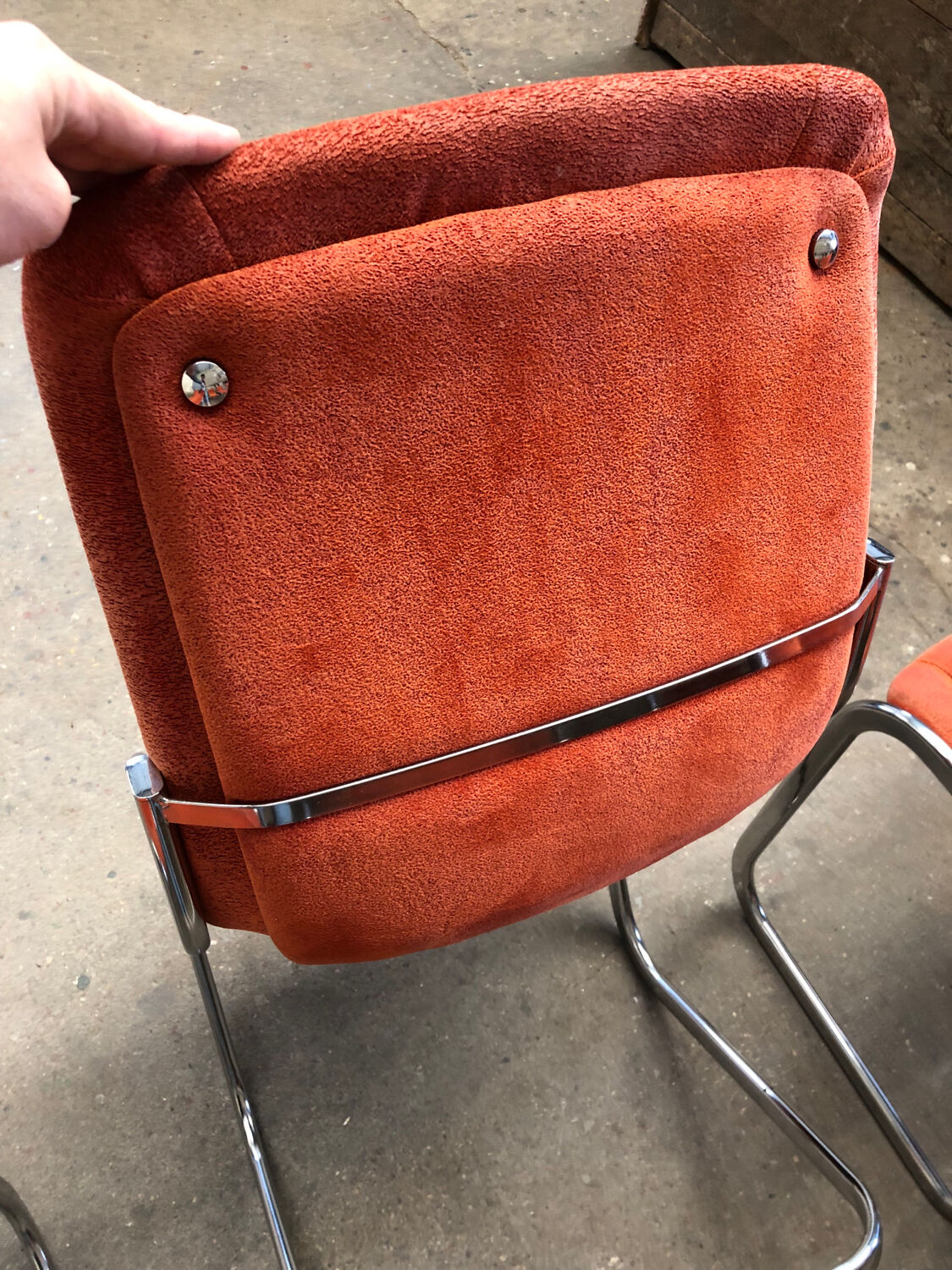 Vintage Willy Rizzo Chairs Circa 1970