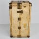 1930s wardrobe steamer trunk by Hartmann – goat skin chest