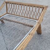 Ondaflex rattan bed 1960