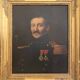Huile sur toile d'un portrait d'officier