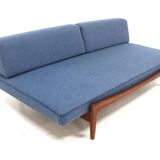 Scandinavian teak daybed, Ib Kofod Larsen, Jönköping, Sweden, 1960
