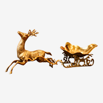 Reindeer with a sled