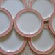Boch dessert plate set