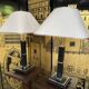 Paire de lampes « Trocadéro » par Robert de Schuytener