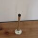 Vintage silver-plated soliflore – tall trumpet vase on a stand