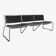 Three-seater bench Accupunto Yos & Leonard Theosabrata